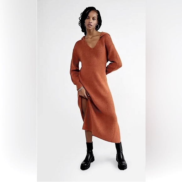Free People Beach Claudia Hooded Sweater Dress size small Oversized - Picture 11 of 16